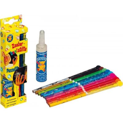 Creioane baloane de sapun - set 10 creioane Pustefix Bubble Toys STPX9850 BBJSTPX9850_Initiala