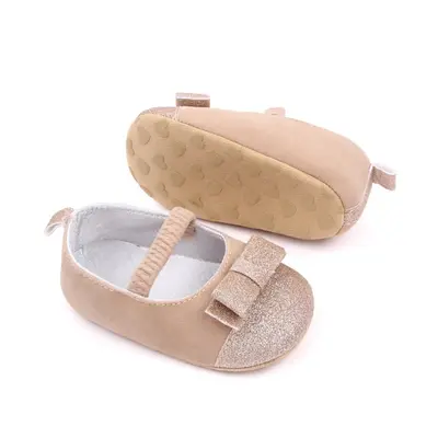 Pantofiori crem cu fundite sclipitoare csbm2350-3-va4