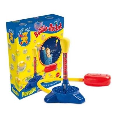 Racheta care face baloane de sapun Bubble-Rocket, cu solutie baloane 220 ml Pustefix Bubble Toys STPX858 BBJSTPX858_Initiala