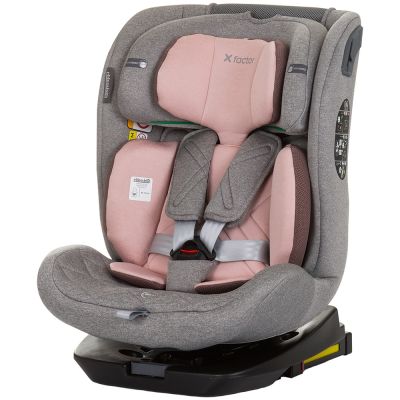 Scaun auto chipolino x factor i-size 40-150 cm flamingo cu sistem isofix hubstkxf0245fl