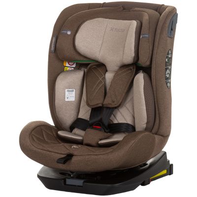 Scaun auto chipolino x factor i-size 40-150 cm macadamia cu sistem isofix hubstkxf0244ma