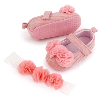 Set pantofiori roz somon si bentita asortata chd2627-5-va5