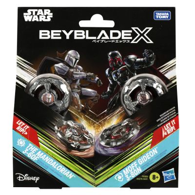 BEYBLADE X STAR WARS PACHET DUO THE MANDALORIAN 3-60F SI MOFF GIDEON 3-80N VIVG0279_F9589