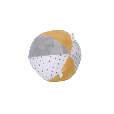 Jucarie Senzoriala,    Sweet  Fun     Minge Cu Zornaitoare, Mustard Pjb32662