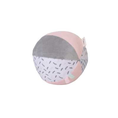Jucarie Senzoriala,    Sweet  Fun     Minge Cu Zornaitoare, Pink Pjb32663