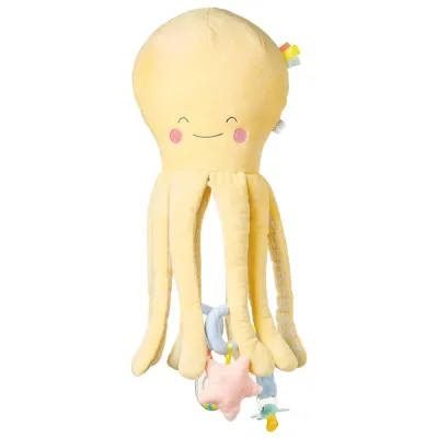 Jucarie Senzoriala, De Plus,   Happy Sea   Multiactivity Giant Octopus - Yellow Pjb31142