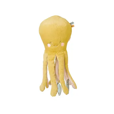 Jucarie Senzoriala, De Plus,   Ocean Life   Multiactivity Giant Plushie  Octopus Mustard Pjb31152