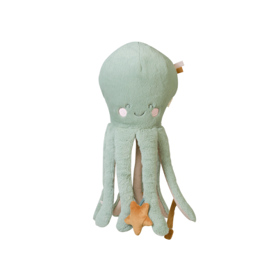 Jucarie Senzoriala, De Plus,   Ocean Life   Multiactivity Giant Plushie Octopus Mint Pjb31151