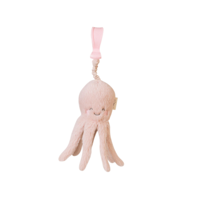 Jucarie Zornaitoare Din Plus, Agatatoare, Design    Ocean Life,   Caracatita, Pink Pjb21733