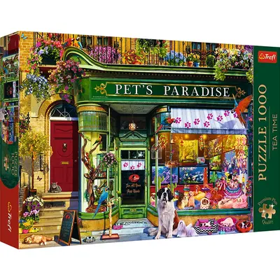 PUZZLE TREFL 1000 PREMIUM PLUS TEA TIME PARADISUL ANIMALELOR VIV10841