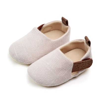 Pantofiori crem tip mocasini pentru baietei chd2210-4-va7