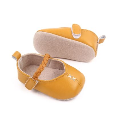Pantofiori galben mustar pentru fetite chbc2261-2-va6