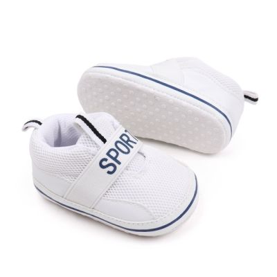 Pantofiori sport albi pentru bebelusi csbhx3051-3-va5