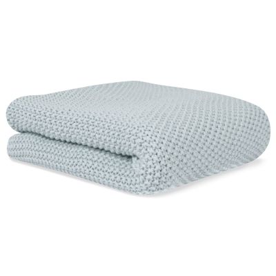 Paturica Din Bumbac Organic 70x90 Cm Azul Pjb3402-034