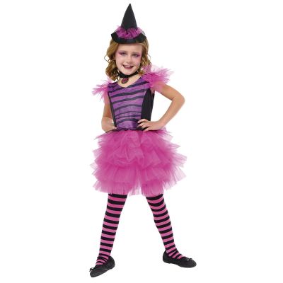Costum de carnaval - vrajitoare eleganta (roz)