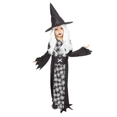Costum de carnaval reflectorizant - vrajitoare paianjen