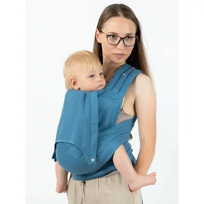 Marsupiu isara quick half buckle preschooler bluestone