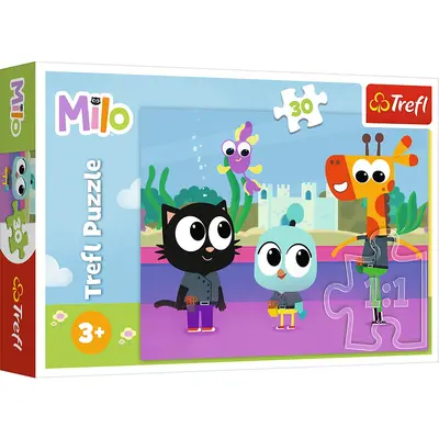 PUZZLE TREFL 30 PLANETA MILO PISICA MILO VIV18310