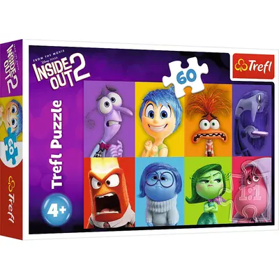 PUZZLE TREFL 60 DISNEY INSIDE OUT 2 EMOTIILE COPIILOR VIV17397