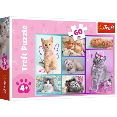 PUZZLE TREFL 60 PISICUTE DRAGUTE VIV17373