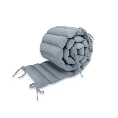 Aparatoare pentru patut, MimiNu, Tip panou, Pentru patut, Lungime 180 cm, Din catifea, Jeans BYN6426972026574