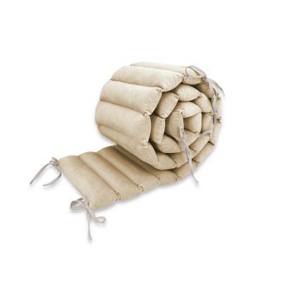 Aparatoare pentru patut, MimiNu, Tip panou, Pentru patut, Lungime 180 cm, Din catifea, Nugat BYN6426972026567