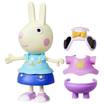 PEPPA PIG SET FIGURINA SI ACCESORII VESTIMENTARE IEPURASUL REBECCA 15CM VIVF8859_G0329