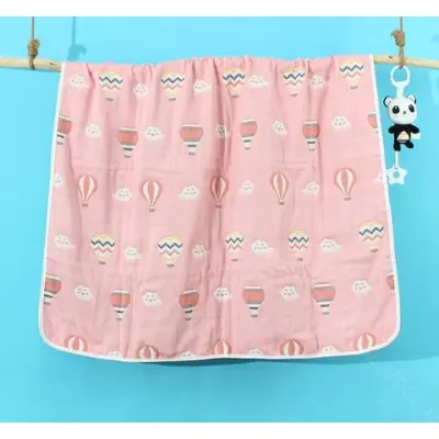 Paturica roz cu baloane si norisori mdgy05-1