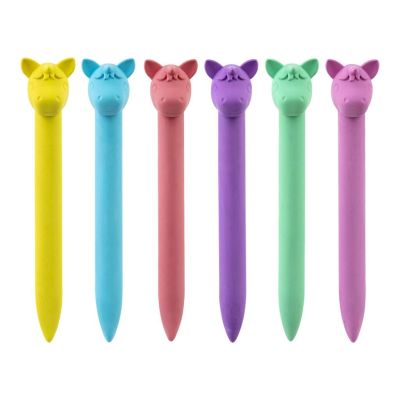 Set 6 creioane de plastic  - unicorni