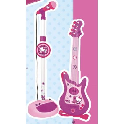 Set chitara si microfon Hello Kitty - RG1494