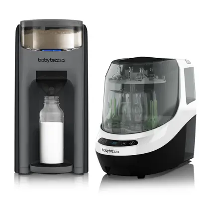 Pachet BebeStart 9 - Espressor Formula Pro Advanced Charcoal + Bottle Washer Pro