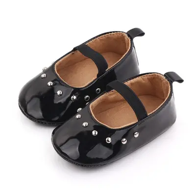 Pantofiori negri din piele ecologica lacuita chd2546-3-va11