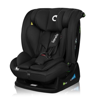 Scaun auto, Lionelo, i-Size Izzy, 0-36 Kg, 40-150 cm, Instalare cu centurile masinii, Protectie laterala, Ajustare spatar in 3 pozitii, Tetiera reglabila in 13 trepte, Conform cu R129, Negru BYNLO-IZZY_I-SIZE_BLACK_CARBON