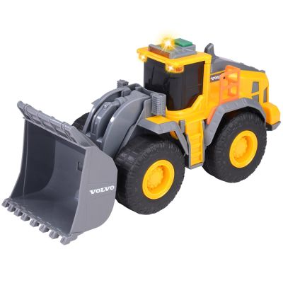 Buldozer dickie toys volvo wheel loader 23 cm cu lumini si sunete hubs203723006