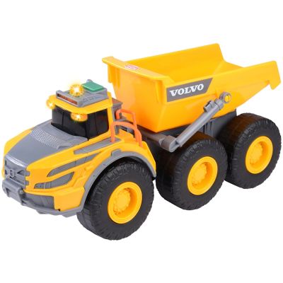 Camion basculant dickie toys volvo articulated hauler 23 cm cu lumini si sunete hubs203723007