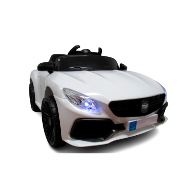 Masinuta electrica cu telecomanda si functie de balansare cabrio z6, 88x47x40 cm, varsta 1-4 ani, roti si scaun din plastic, putere 70w, r-sport - alb edeeditk1199alb