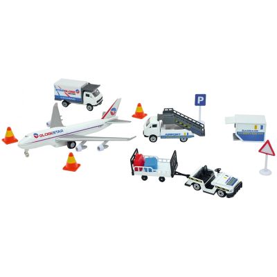 Set de joaca aeroport dickie toys airport playset cu 13 piese hubs203743001