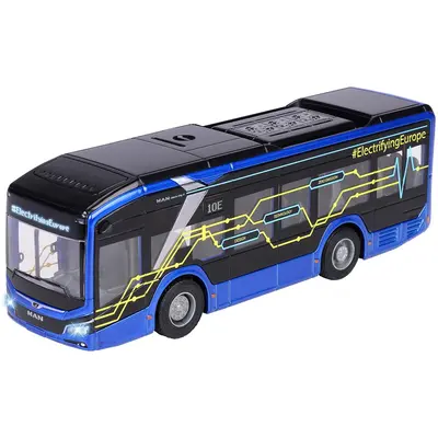 Autobuz majorette man lion's city 10 e 22,5 cm cu lumini si sunete hubs213743008