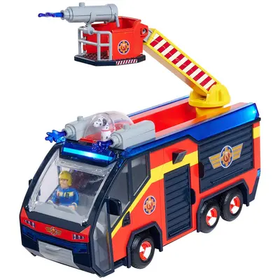 Masina de pompieri simba fireman sam jupiter cu lumini, sunete si figurine hubs109252595038