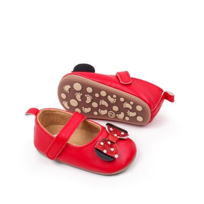 Pantofiori rosii cu fundita - mouse chbyq4150-2-va12
