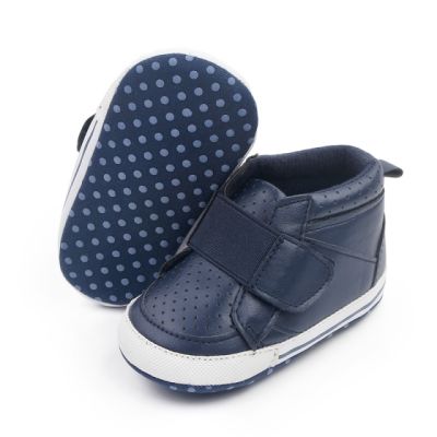 Ghetute bleumarine pentru baietei, cu bareta lata chd2738-1-va16