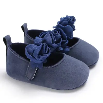 Pantofiori bleumarine cu trandafirasi chd0928-4-va15