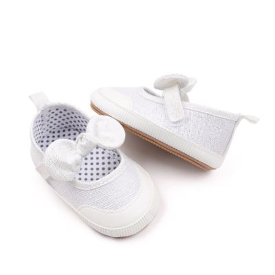 Pantofiori alb sidefat pentru fetite csbyq3226-3-va17
