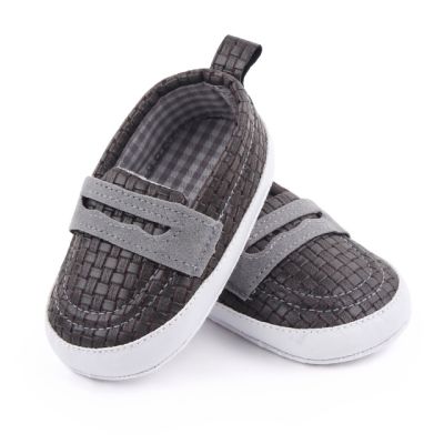 Pantofiori gri tip mocasini pentru bebelusi chd2700-1-va16