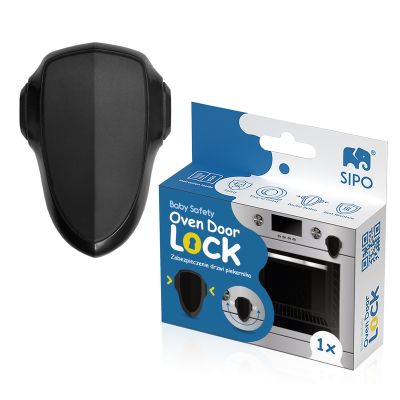 Blocator usa cuptor, SIPO, pentru siguranta copiilor, 1 bucata, Black EKDSBS-OV10B