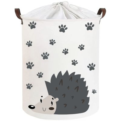 Cos Pliabil Pentru Jucarii, Rufe, Bumbac Canvas, Impermeabil, SIPO, 35×42 cm, Bumbac, 43l, Arici EKDSBT45
