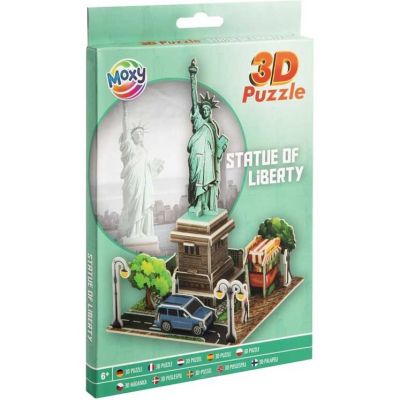 Puzzle 3D Spuma 13x18.5 cm Moxy GR400091 BBJGR400091_Statuia Libertatii