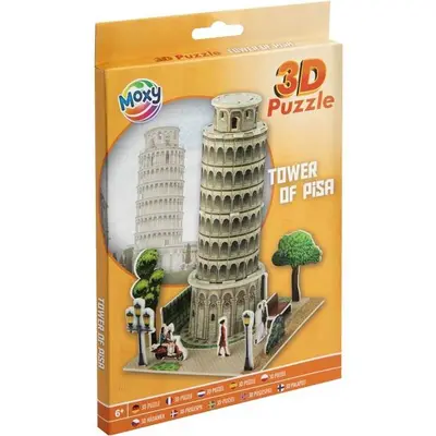 Puzzle 3D Spuma 13x18.5 cm Moxy GR400091 BBJGR400091_Turnul din Pisa
