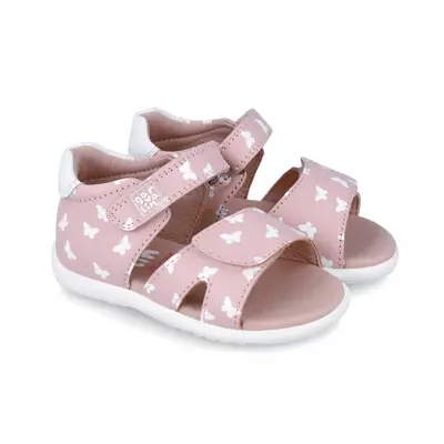 Sandale Primii Pasi pentru Copii Fluturasi Garvalin, cuarzo (Marime: 18) JEM242303-A-18