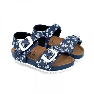 Sandale pentru copii Biciclete Garvalin, azul marino (Marime: 23) JEM242467-A-23